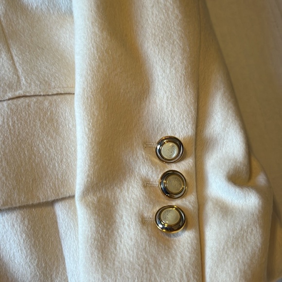 VTG-ESCADA Margaretha ley-12(44)-cream-angora wool blend, lined, blazer/jacket. - Picture 5 of 16